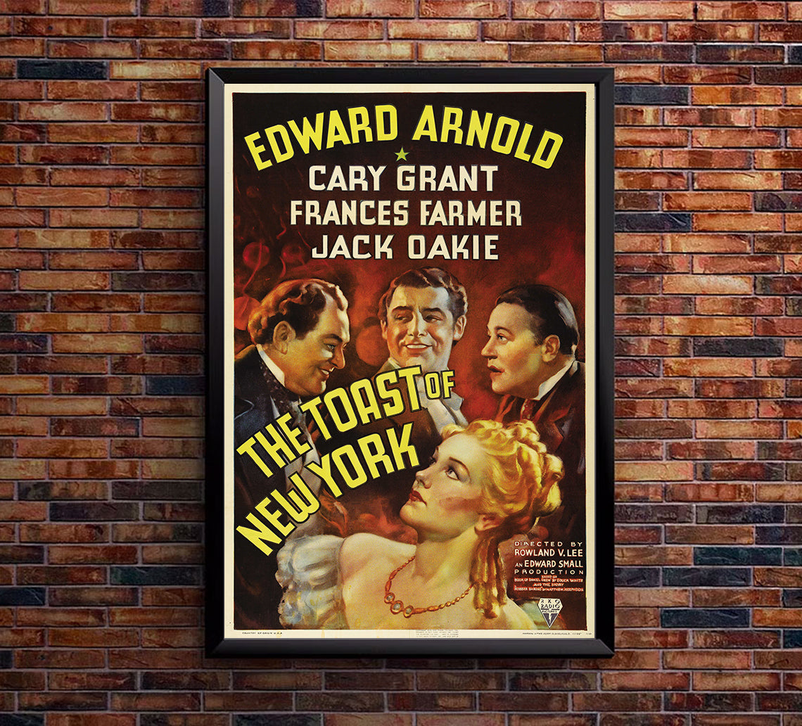 The Toast of New York 1937 - Cary Grant - US - Classic Movie Poster