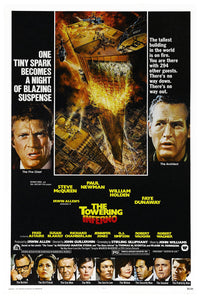 The Towering Inferno 1974 - Fred Astaire - US (2) - Classic Movie Poster