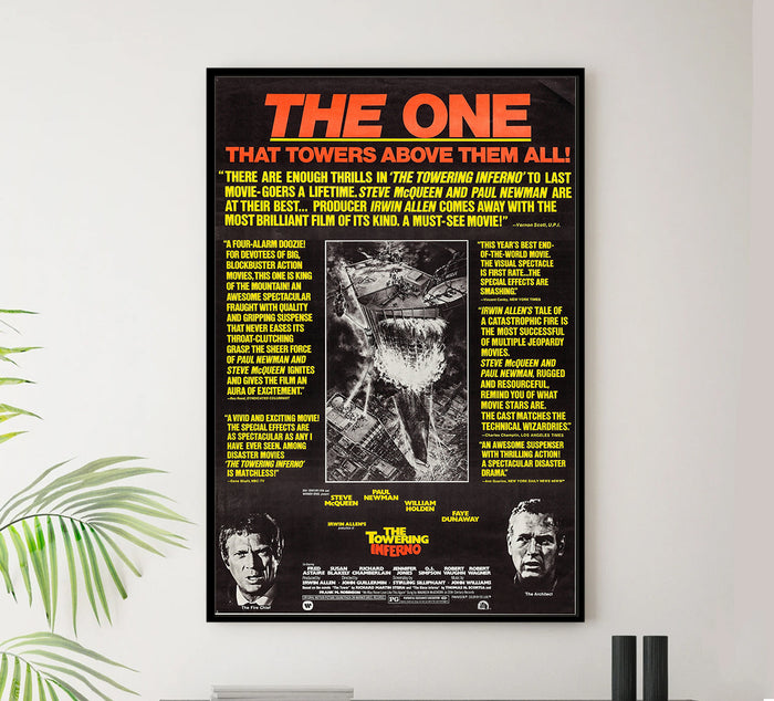 The Towering Inferno 1974 - Fred Astaire - US (3) - Classic Movie Poster