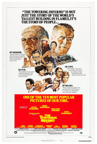 The Towering Inferno 1974 - Fred Astaire - US - Classic Movie Poster