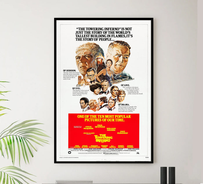 The Towering Inferno 1974 - Fred Astaire - US - Classic Movie Poster