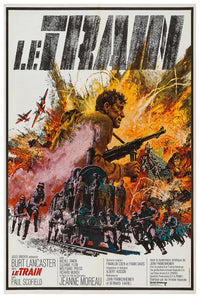 The Train 1964 - Burt Lancaster - France - Classic Movie Poster