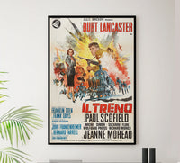 The Train 1964 - Burt Lancaster - Italy - Classic Movie Poster