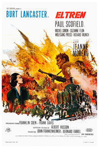 The Train 1964 - Burt Lancaster - Spain - Classic Movie Poster