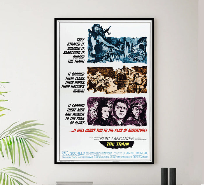 The Train 1964 - Burt Lancaster - US - Classic Movie Poster