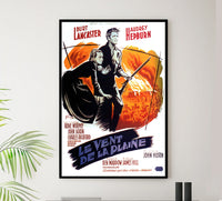 The Unforgiven 1960 - Burt Lancaster - France - Classic Movie Poster