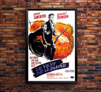 The Unforgiven 1960 - Burt Lancaster - France - Classic Movie Poster