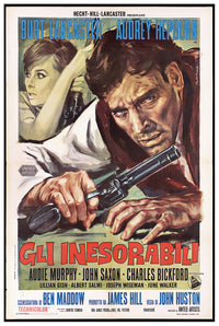 The Unforgiven 1960 - Burt Lancaster - Italy (2) - Classic Movie Poster