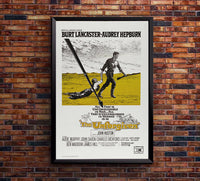The Unforgiven 1960 - Burt Lancaster - South Africa - Classic Movie Poster