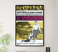 The Unforgiven 1960 - Burt Lancaster - Sweden - Classic Movie Poster