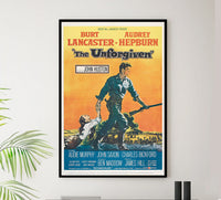 The Unforgiven 1960 - Burt Lancaster - US - Classic Movie Poster