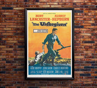 The Unforgiven 1960 - Burt Lancaster - US - Classic Movie Poster