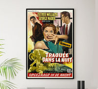 The Unguarded Moment 1956 - Esther Williams - Belgium - Classic Movie Poster
