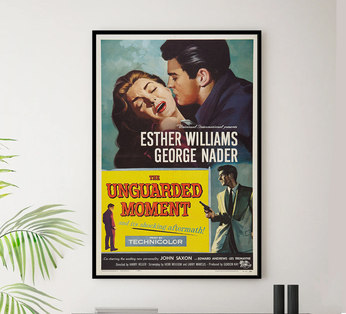 The Unguarded Moment 1956 - Esther Williams - US - Classic Movie Poster