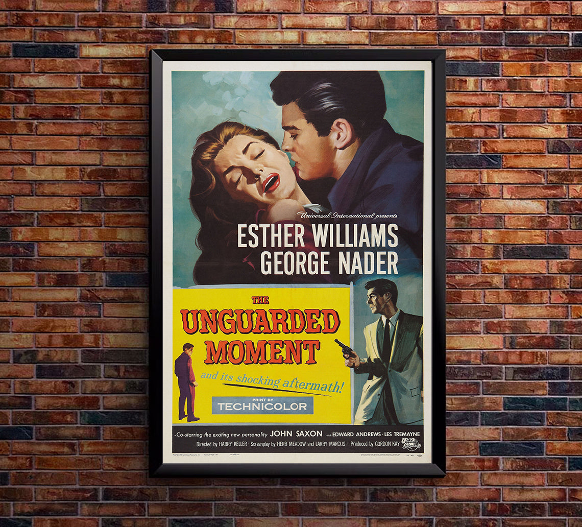 The Unguarded Moment 1956 - Esther Williams - US - Classic Movie Poster