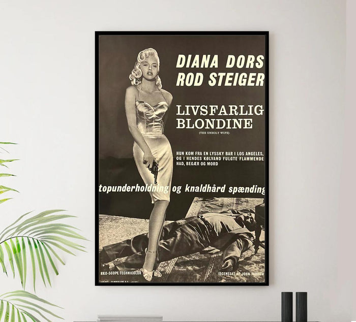 The Unholy Wife 1957 - Dutch - Vintage Classic Movie Poster