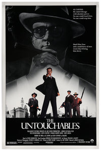 The Untouchables 1987 v1 - Sean Connery - Vintage Classic Movie Poster