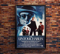 The Untouchables 1987 v2 - Sean Connery - Vintage Classic Movie Poster