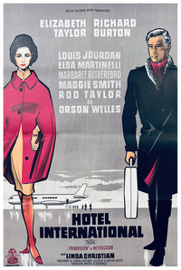 The V.I.P.s 1963 - Richard Burton - Denmark - Classic Movie Poster