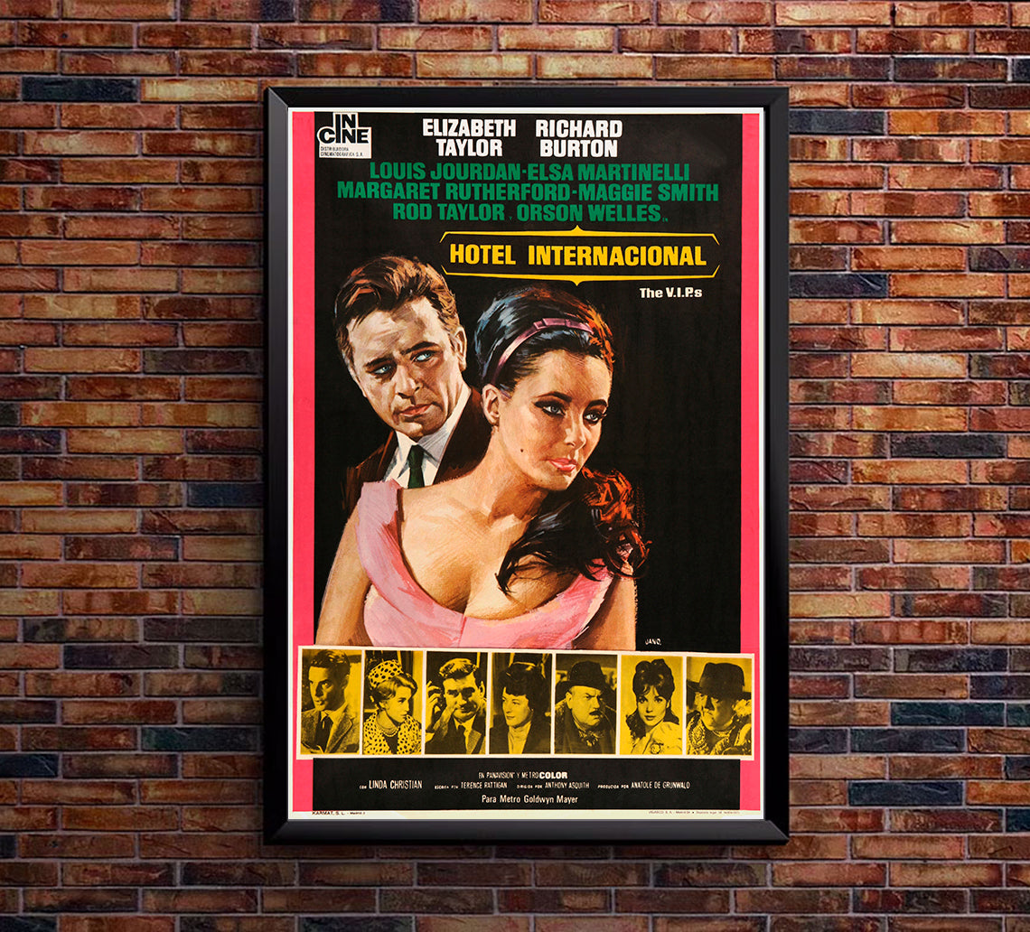 The V.I.P.s 1963 - Richard Burton - Spain - Classic Movie Poster