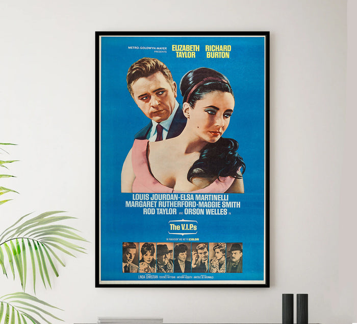 The V.I.P.s 1963 - Richard Burton - US 2 - Classic Movie Poster