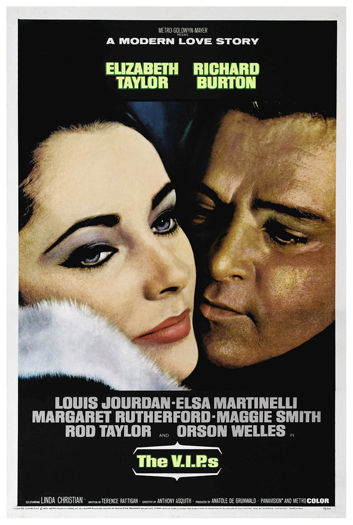 The V.I.P.s 1963 - Richard Burton - US - Classic Movie Poster