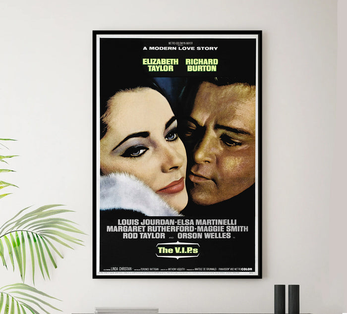 The V.I.P.s 1963 - Richard Burton - US - Classic Movie Poster