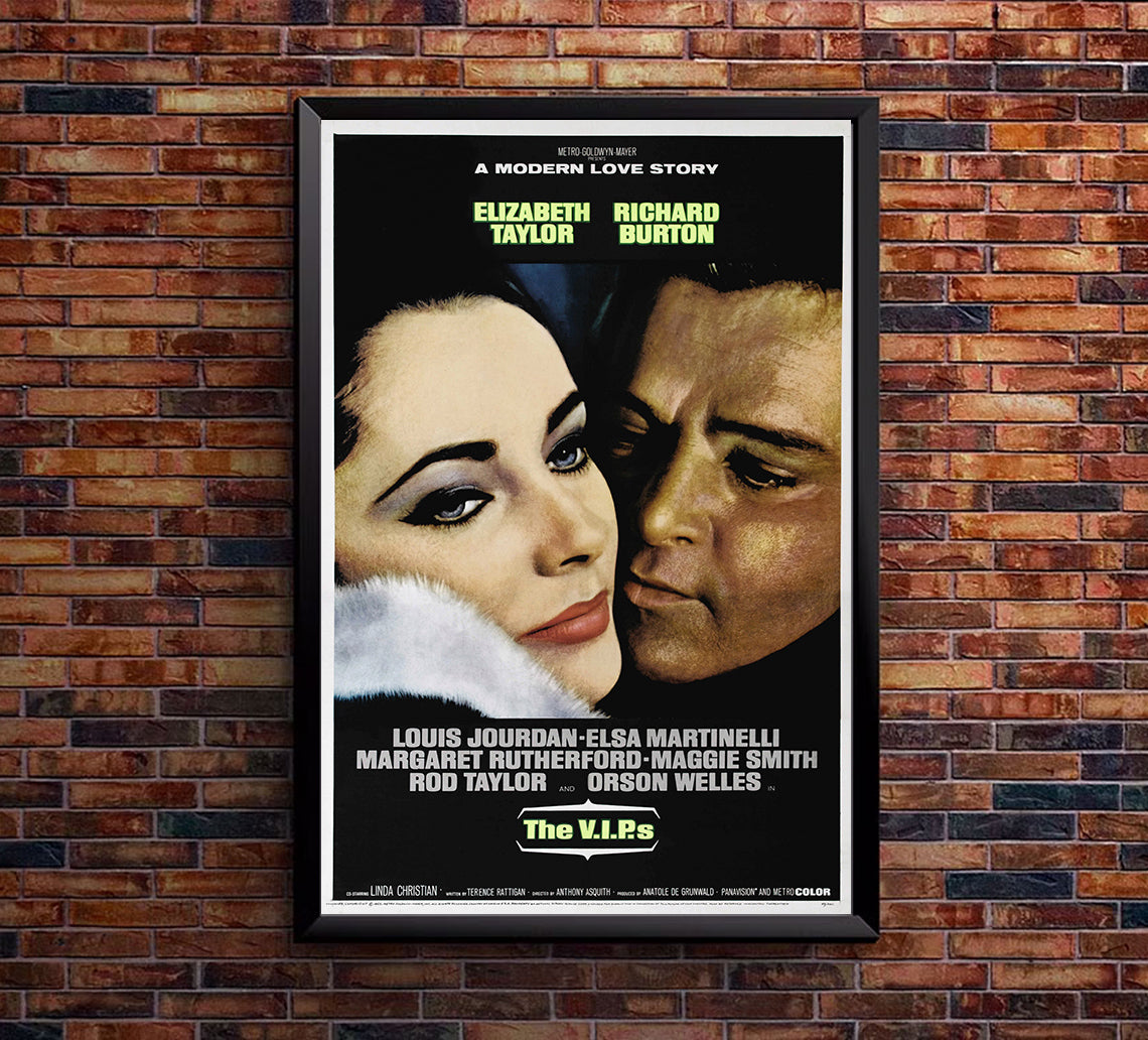 The V.I.P.s 1963 - Richard Burton - US - Classic Movie Poster