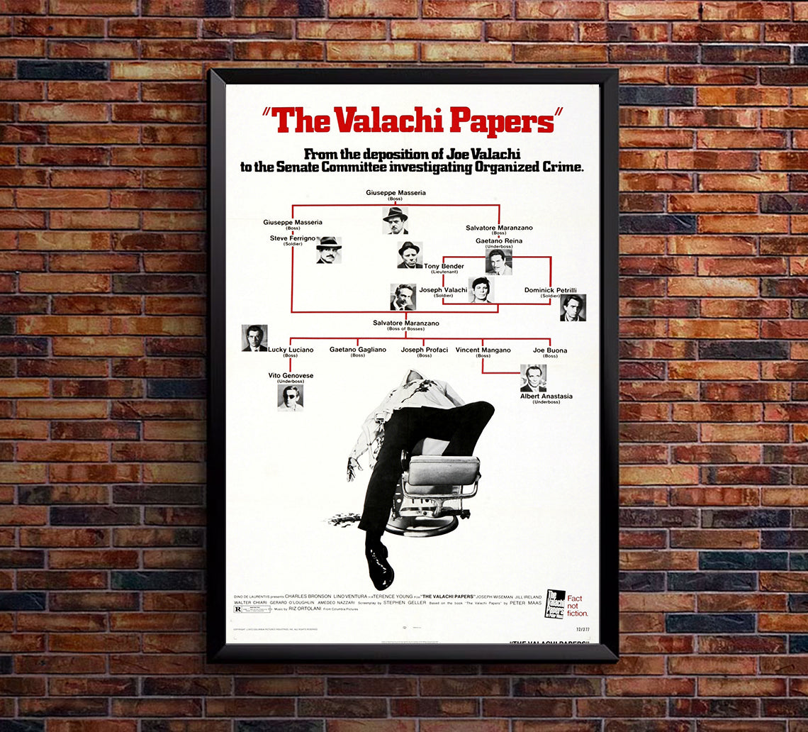 The Valachi Papers 1972 - Charles Bronson - US  - Classic Movie Poster