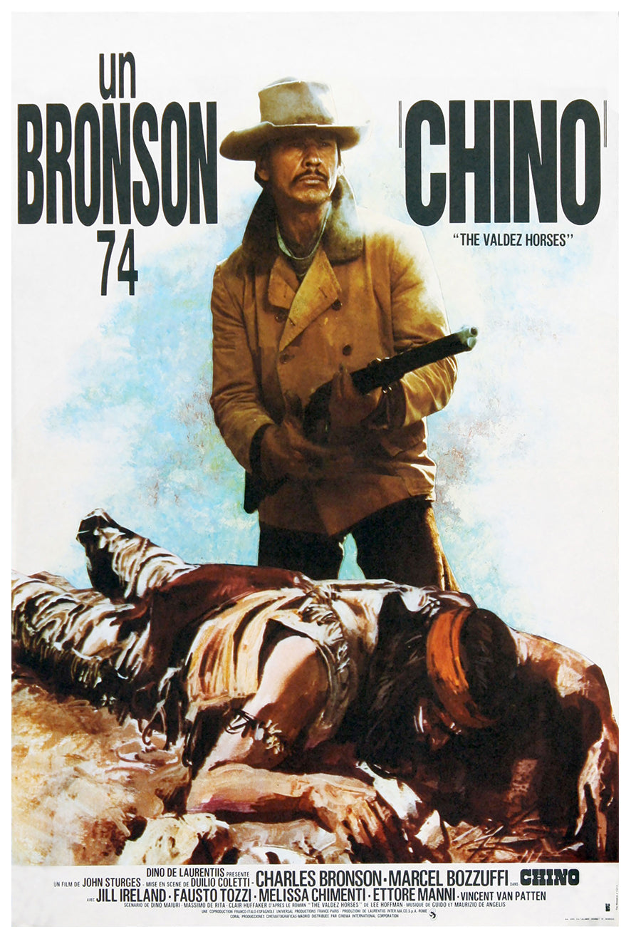 The Valdez Horses 1973 - Charles Bronson - France - Classic Movie Poster