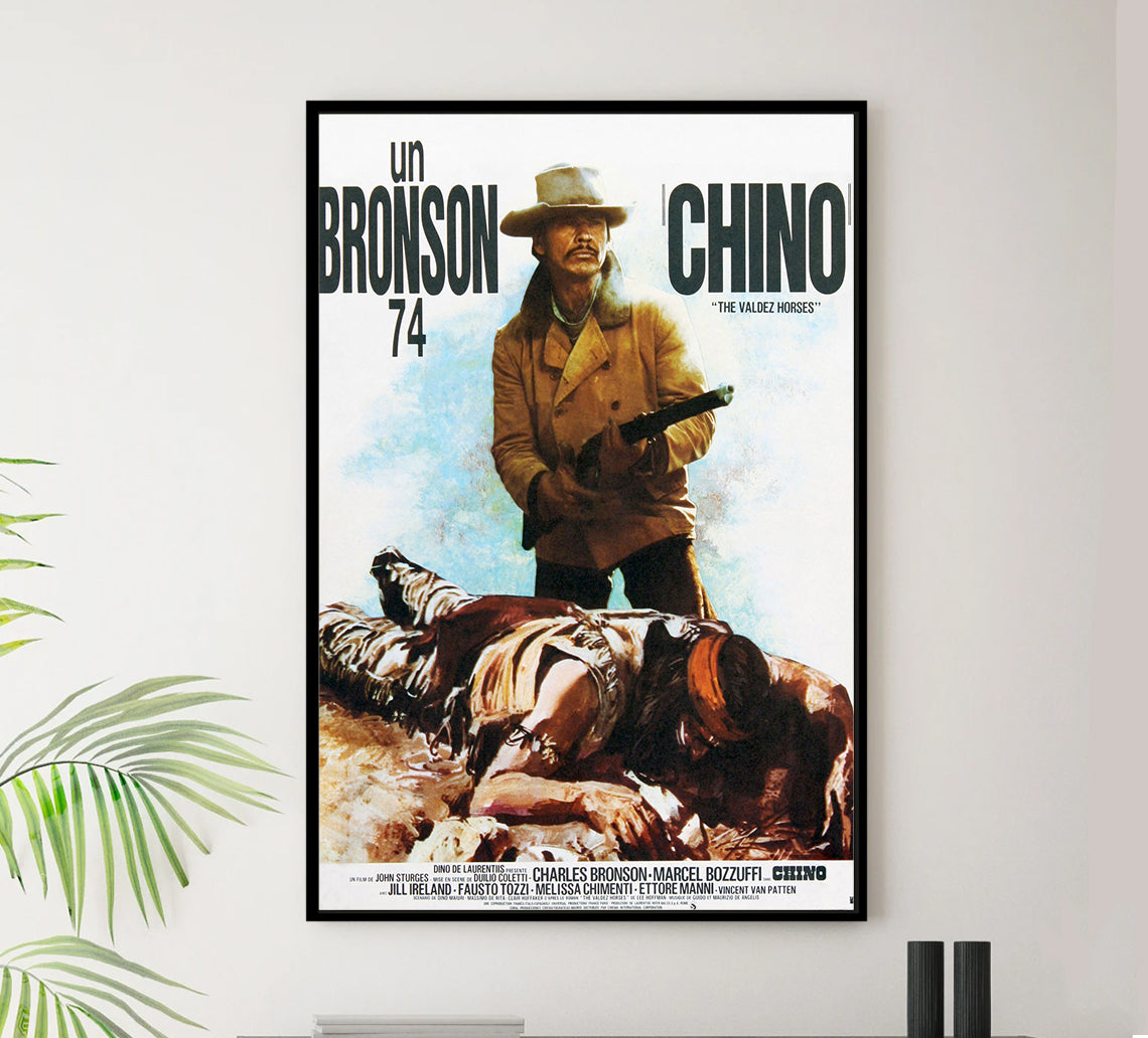 The Valdez Horses 1973 - Charles Bronson - France - Classic Movie Poster