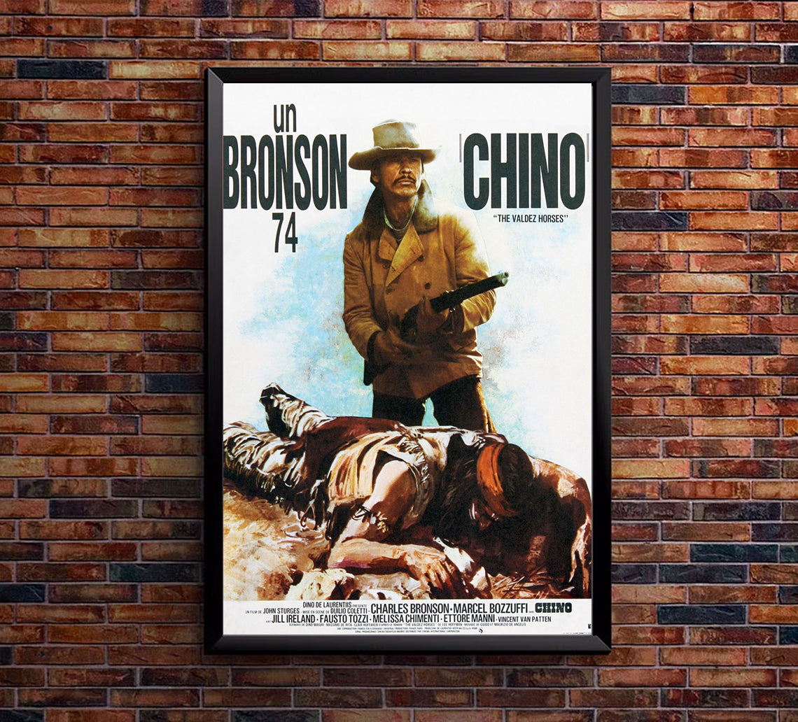 The Valdez Horses 1973 - Charles Bronson - France - Classic Movie Poster