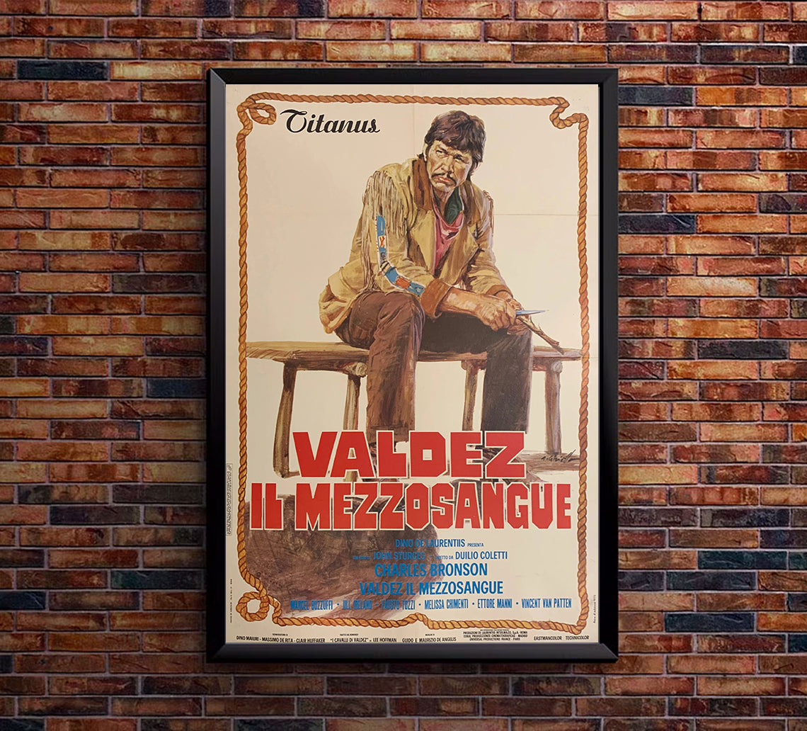 The Valdez Horses 1973 - Charles Bronson - Italy (2) - Classic Movie Poster