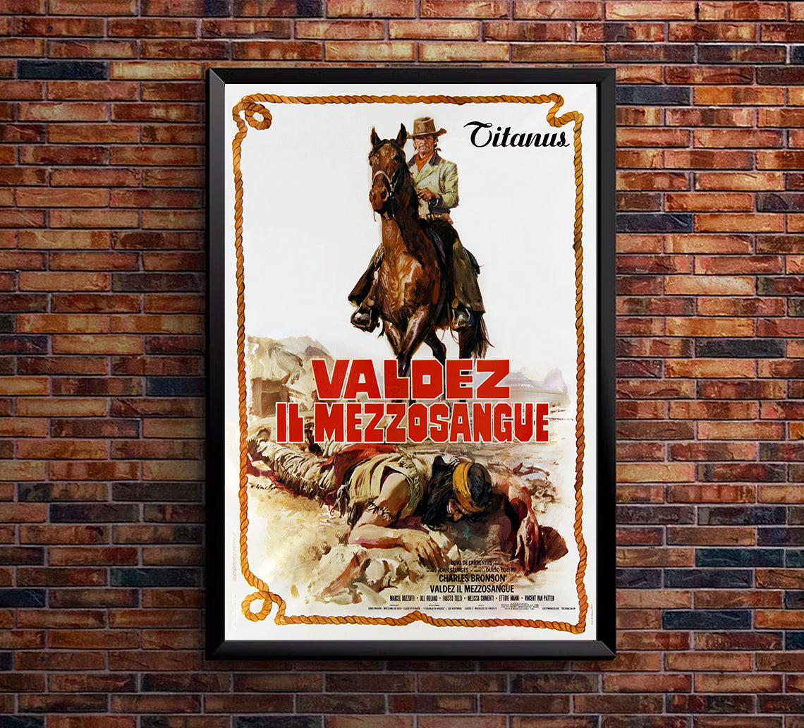 The Valdez Horses 1973 - Charles Bronson - Italy - Classic Movie Poster