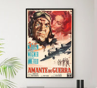 The War Lover 1962 - Italian - Steve McQueen - Vintage Classic Movie Poster