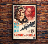 The War Lover 1962 - Italian - Steve McQueen - Vintage Classic Movie Poster