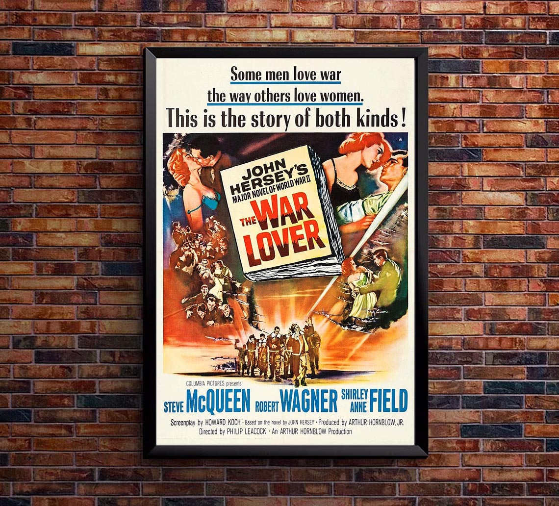The War Lover 1962 - Steve McQueen - Vintage Classic Movie Poster