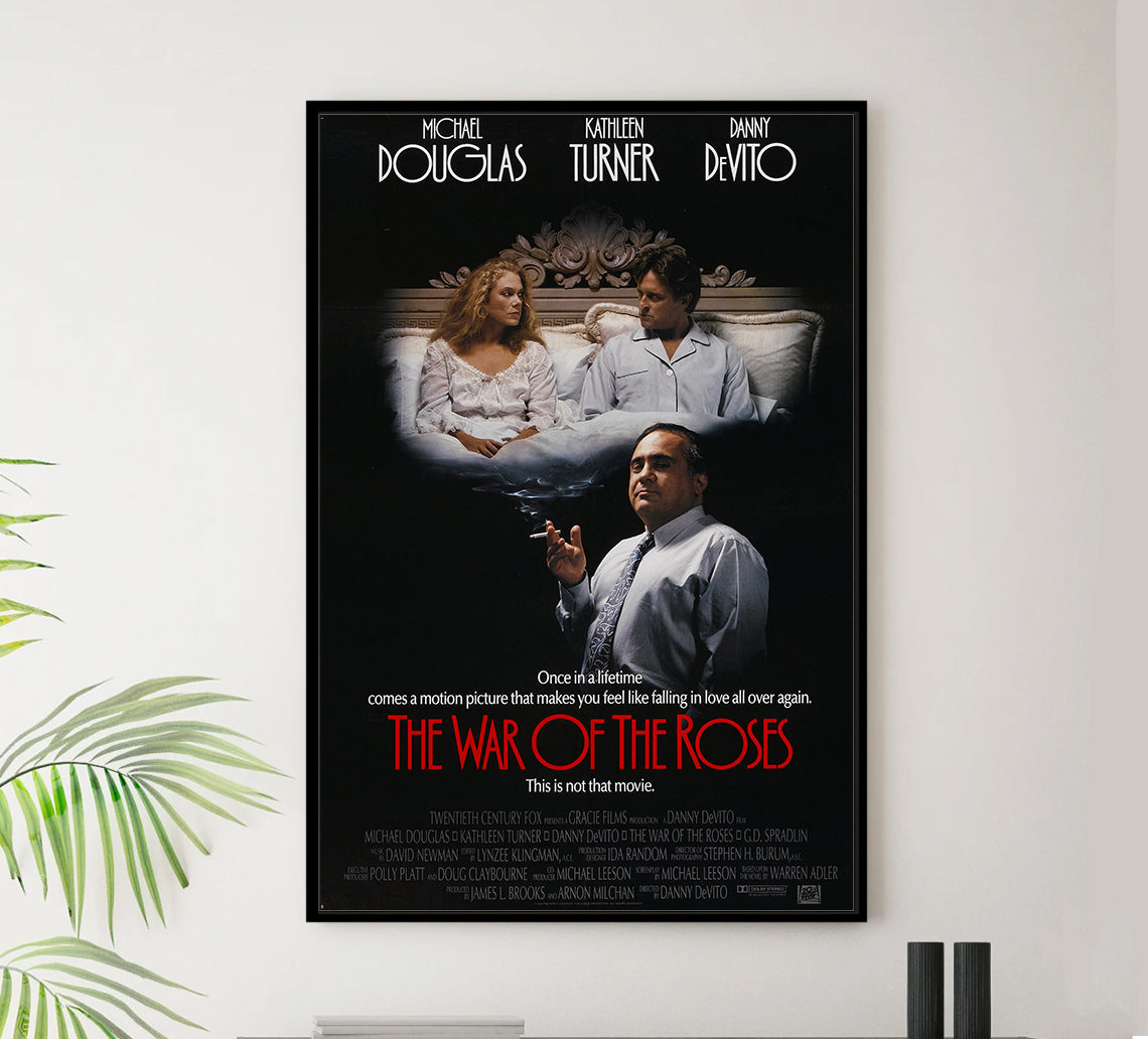 The War of the Roses 1989 - Michael Douglas - US - Classic Movie Poster