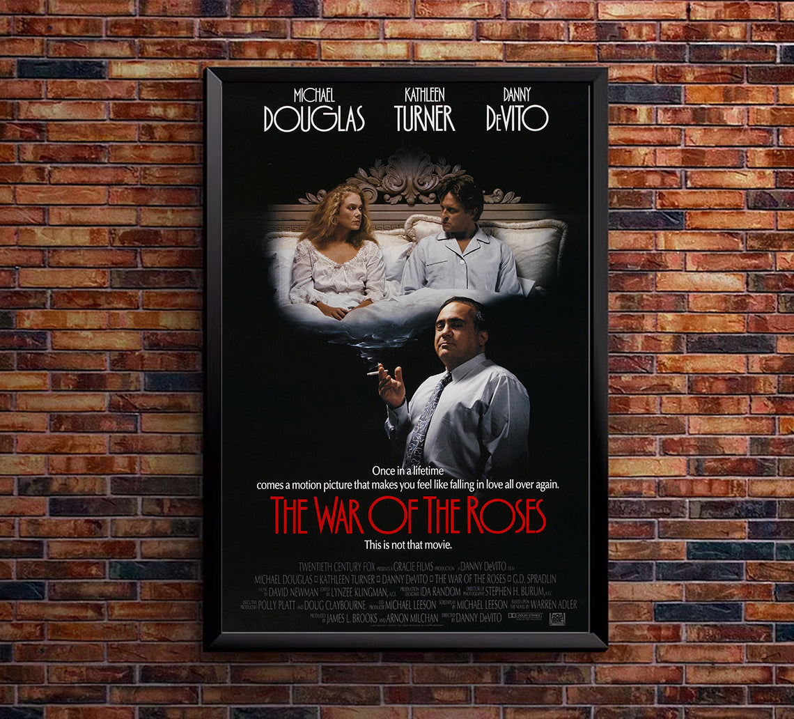 The War of the Roses 1989 - Michael Douglas - US - Classic Movie Poster