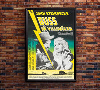 The Wayward Bus 1957 - Jayne Mansfield - Sweden - Classic Movie Poster