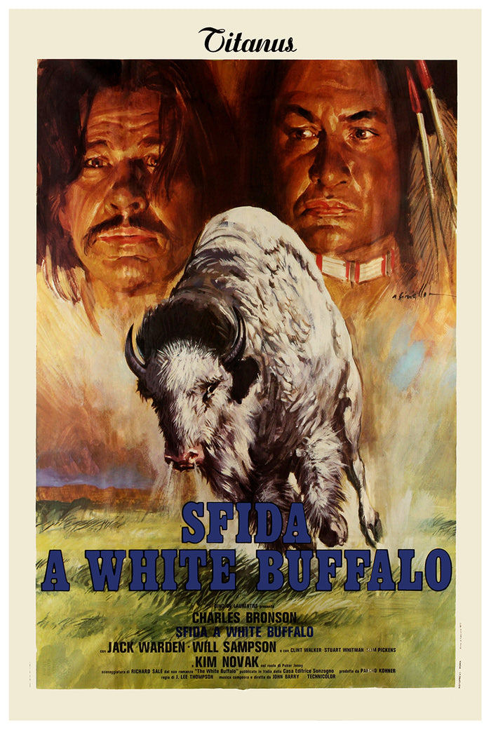 The White Buffalo 1977 - Charles Bronson - Italy - Classic Movie Poster