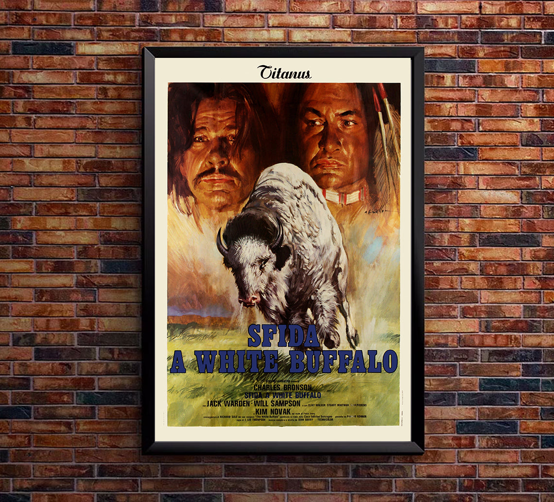 The White Buffalo 1977 - Charles Bronson - Italy - Classic Movie Poster