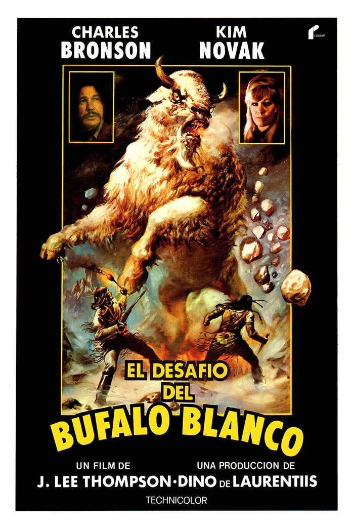 The White Buffalo 1977 - Charles Bronson - Spain- Classic Movie Poster
