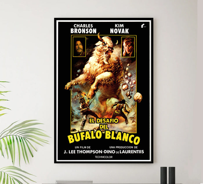 The White Buffalo 1977 - Charles Bronson - Spain- Classic Movie Poster