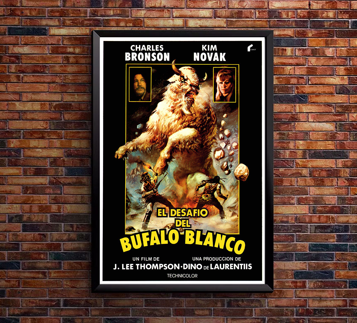 The White Buffalo 1977 - Charles Bronson - Spain- Classic Movie Poster