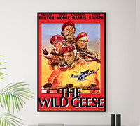 The Wild Geese 1978 - Richard Burton - Lebanon - Classic Movie Poster