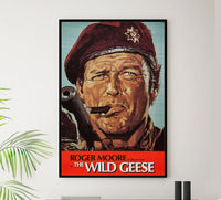 The Wild Geese 1978 - Richard Burton - US 2 - Classic Movie Poster