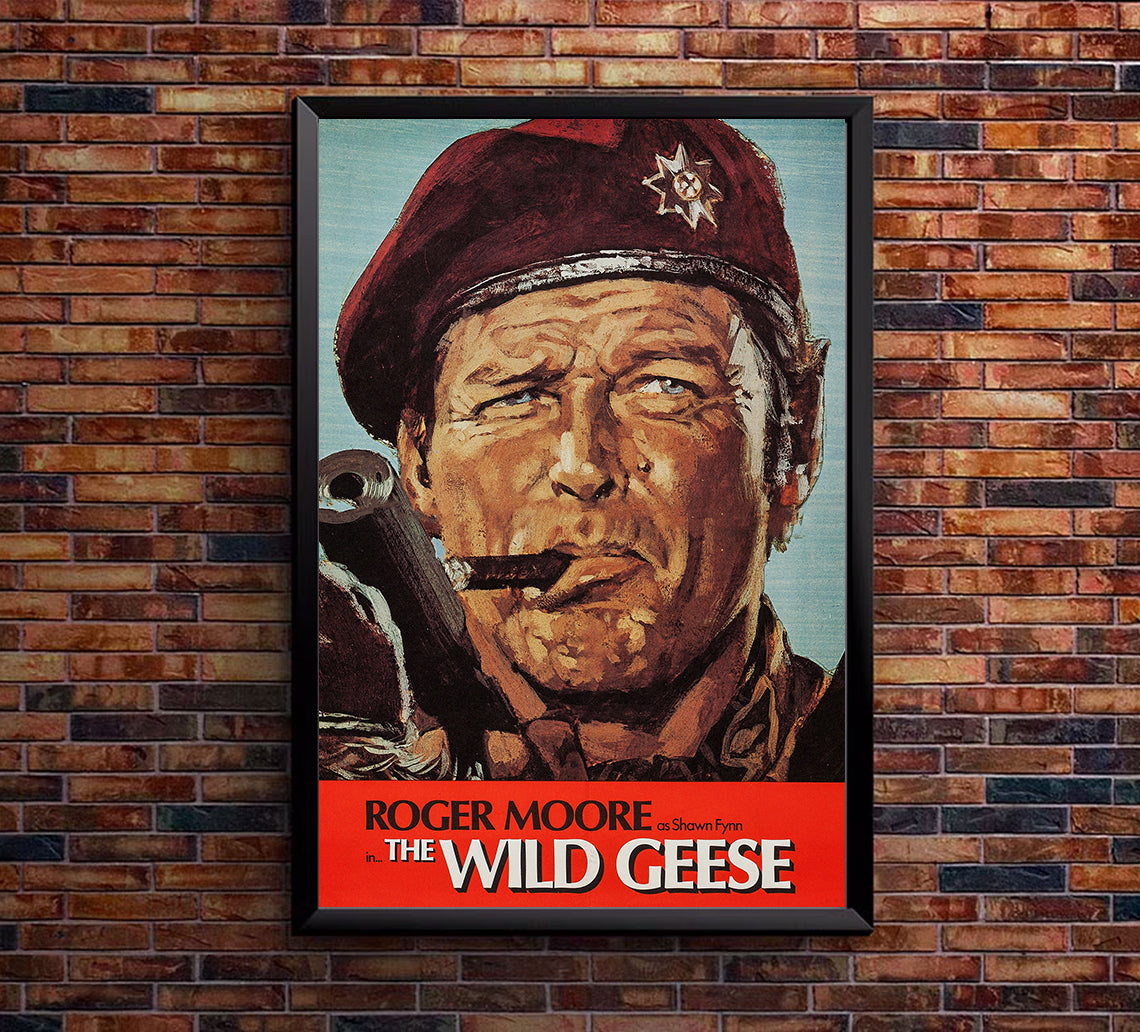 The Wild Geese 1978 - Richard Burton - US 2 - Classic Movie Poster