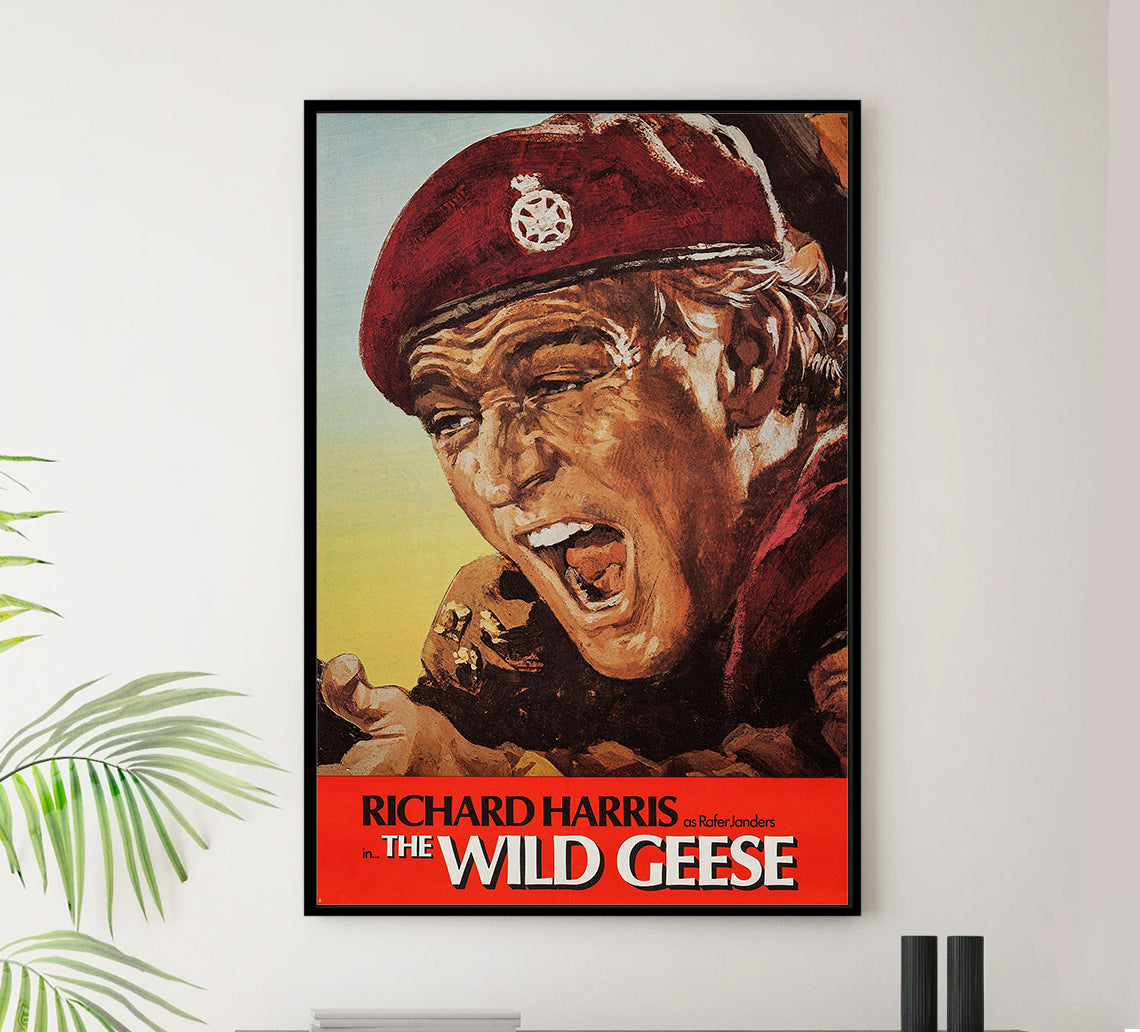 The Wild Geese 1978 - Richard Burton - US 3 - Classic Movie Poster