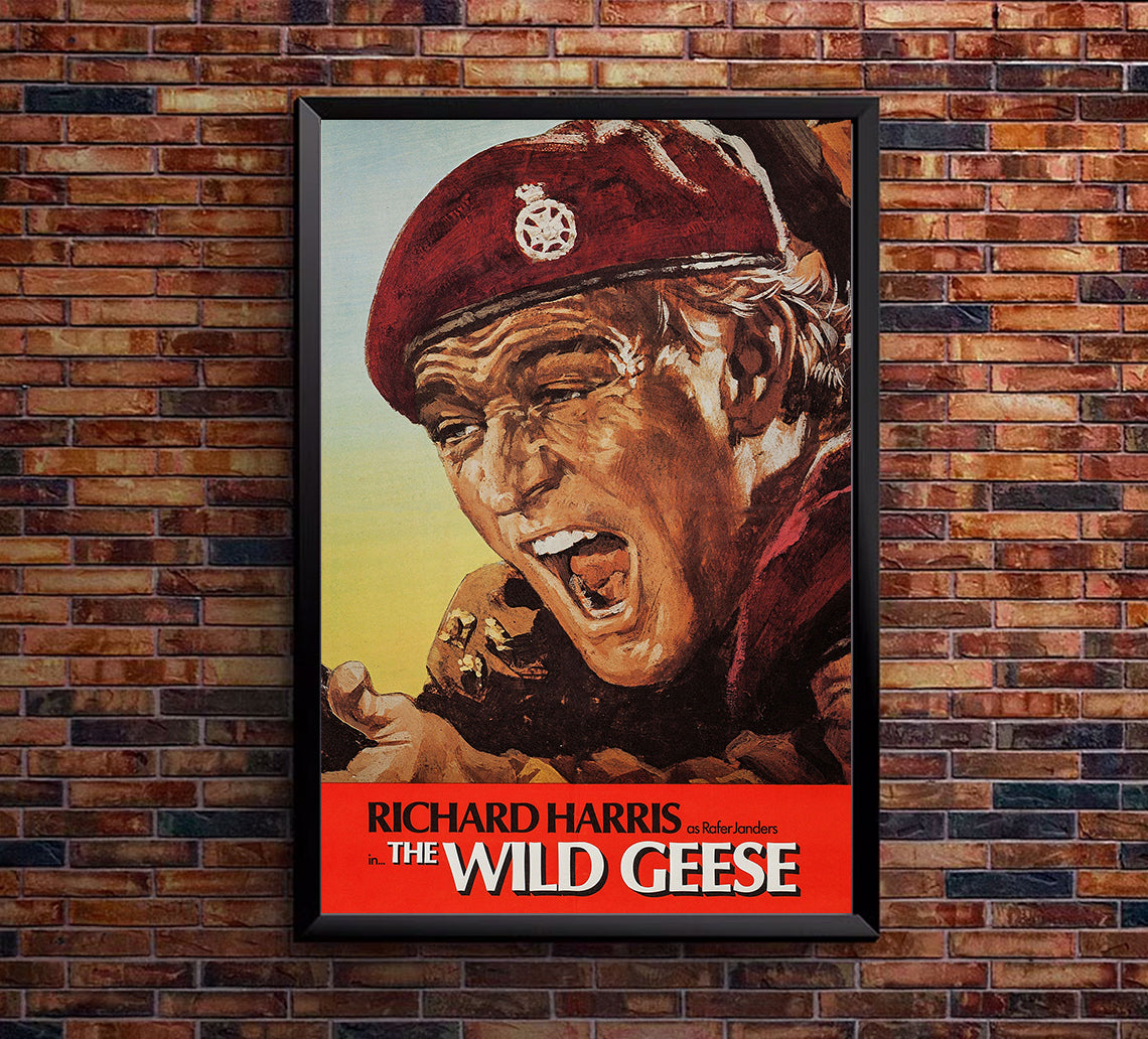 The Wild Geese 1978 - Richard Burton - US 3 - Classic Movie Poster
